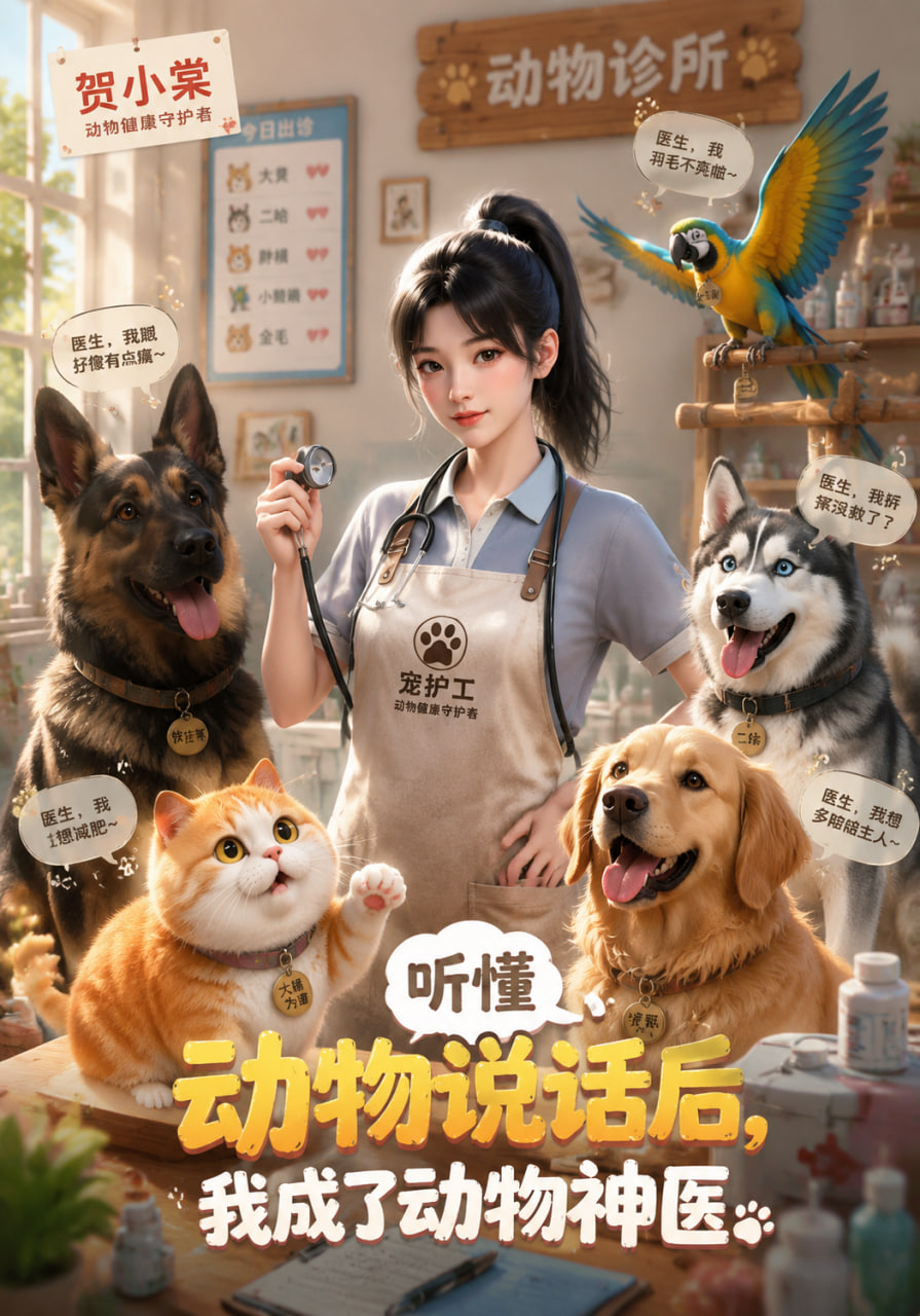 听懂动物说话后，我成了动物神医(全集)