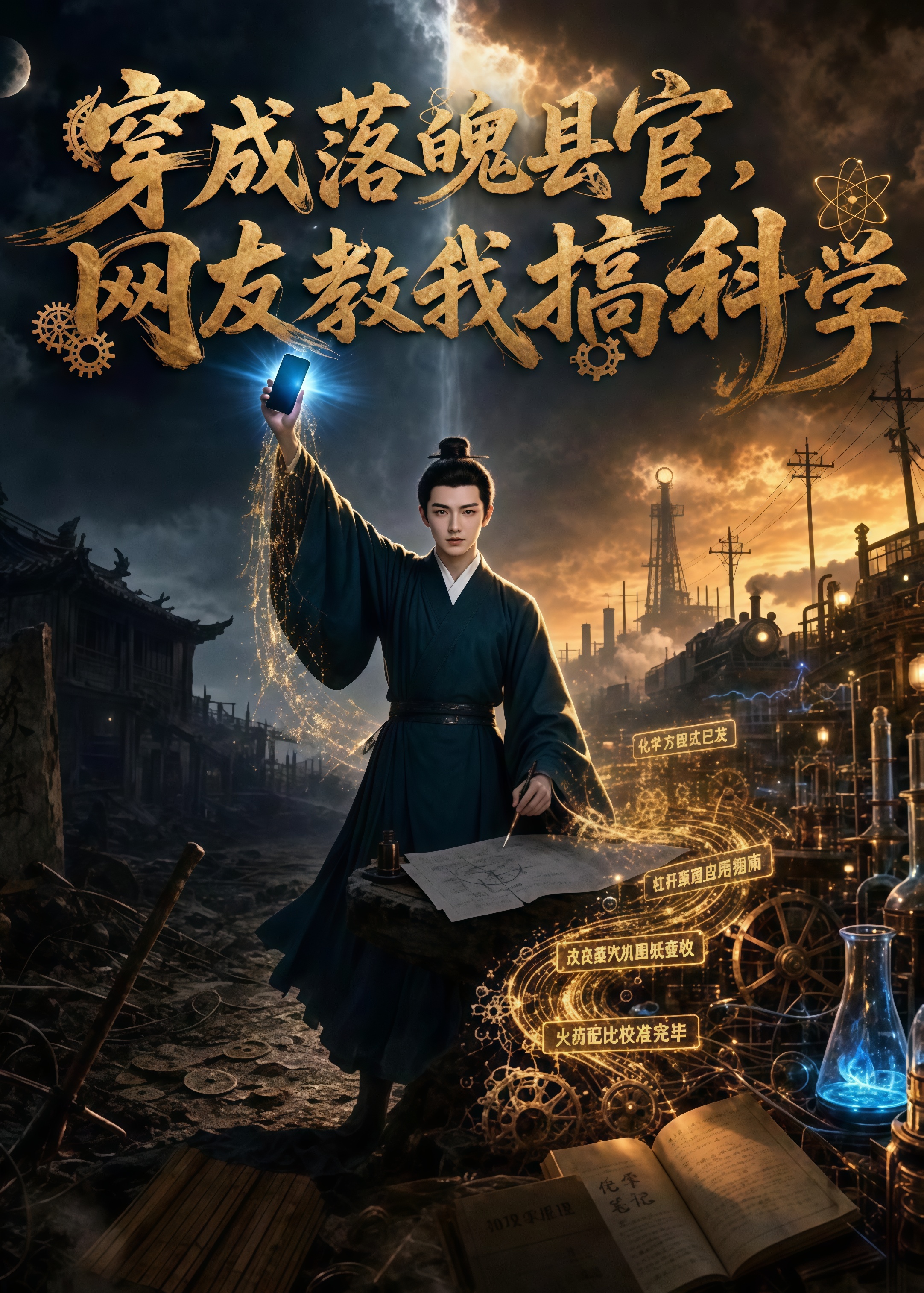 穿成落魄县官，网友教我搞科学(全集)